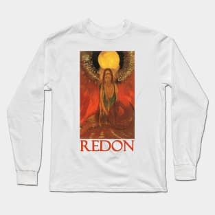 The Flame (Goddess of Fire) (1896) by Odilon Redon Long Sleeve T-Shirt